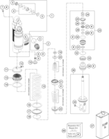 SHOCK ABSORBER DISASSEMBLED