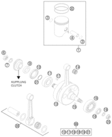 CRANKSHAFT, PISTON