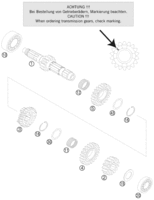 TRANSMISSION I - MAIN SHAFT