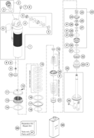 SHOCK ABSORBER DISASSEMBLED