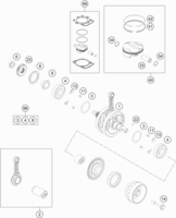 CRANKSHAFT, PISTON