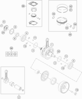 CRANKSHAFT, PISTON