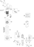 SHOCK ABSORBER DISASSEMBLED