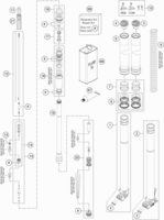 FRONT FORK DISASSEMBLED