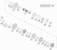 TRANSMISSION II - COUNTERSHAFT