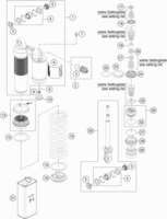 SHOCK ABSORBER DISASSEMBLED