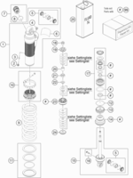 SHOCK ABSORBER DISASSEMBLED