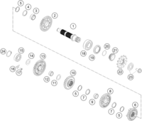 TRANSMISSION II - COUNTERSHAFT