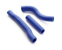 Blue radiator hoses