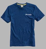 BASIC LOGO TEE BLUE XS